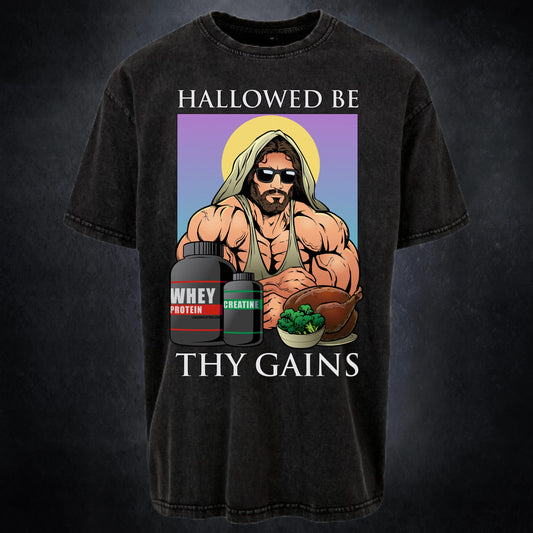 HALLOWED BE THY GAINS- Pump Top