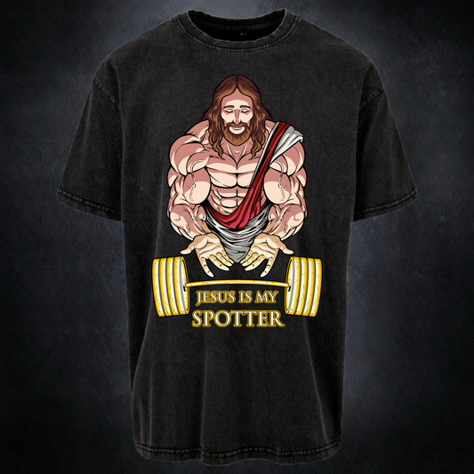 JESUS IS MY SPOTTER- Pump Top