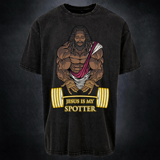 JESUS IS MY SPOTTER (DREADS)- Pump Top