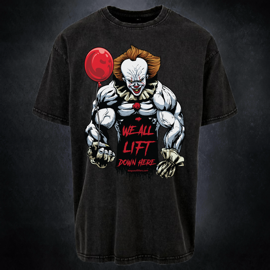 WE ALL LIFT DOWN HERE (BALLOON)- Pump Top