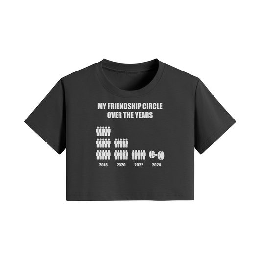 FRIENDSHIP CIRCLE- Womens Crop Top