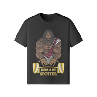 JESUS IS MY SPOTTER (DREADS)- Classic T-Shirt