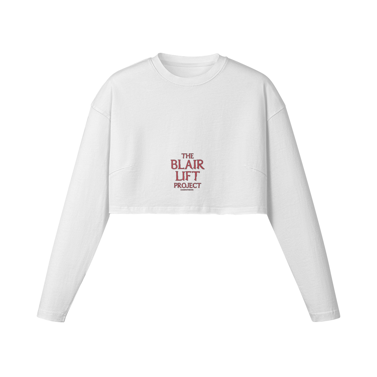 THE BLAIR LIFT PROJECT- Womens Long Sleeve Crop Top