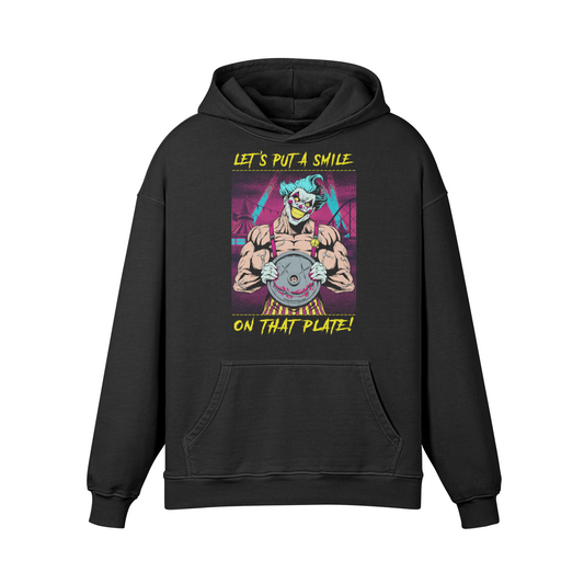 SMILE ON THAT PLATE (RETRO)- Oversized Hoodie