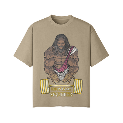 JESUS IS MY SPOTTER (DREADS)- Pump Top