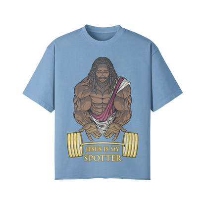 JESUS IS MY SPOTTER (DREADS)- Pump Top