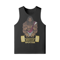 JESUS IS MY SPOTTER (DREADS)- Tank Top