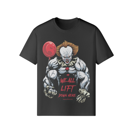 WE ALL LIFT DOWN HERE (BALLOON)- Classic T-Shirt