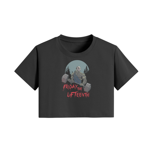 FRIDAY THE LIFTEENTH- Womens Crop Top