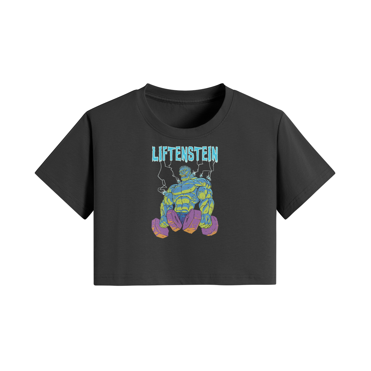 LIFTENSTEIN- Womens Crop Top