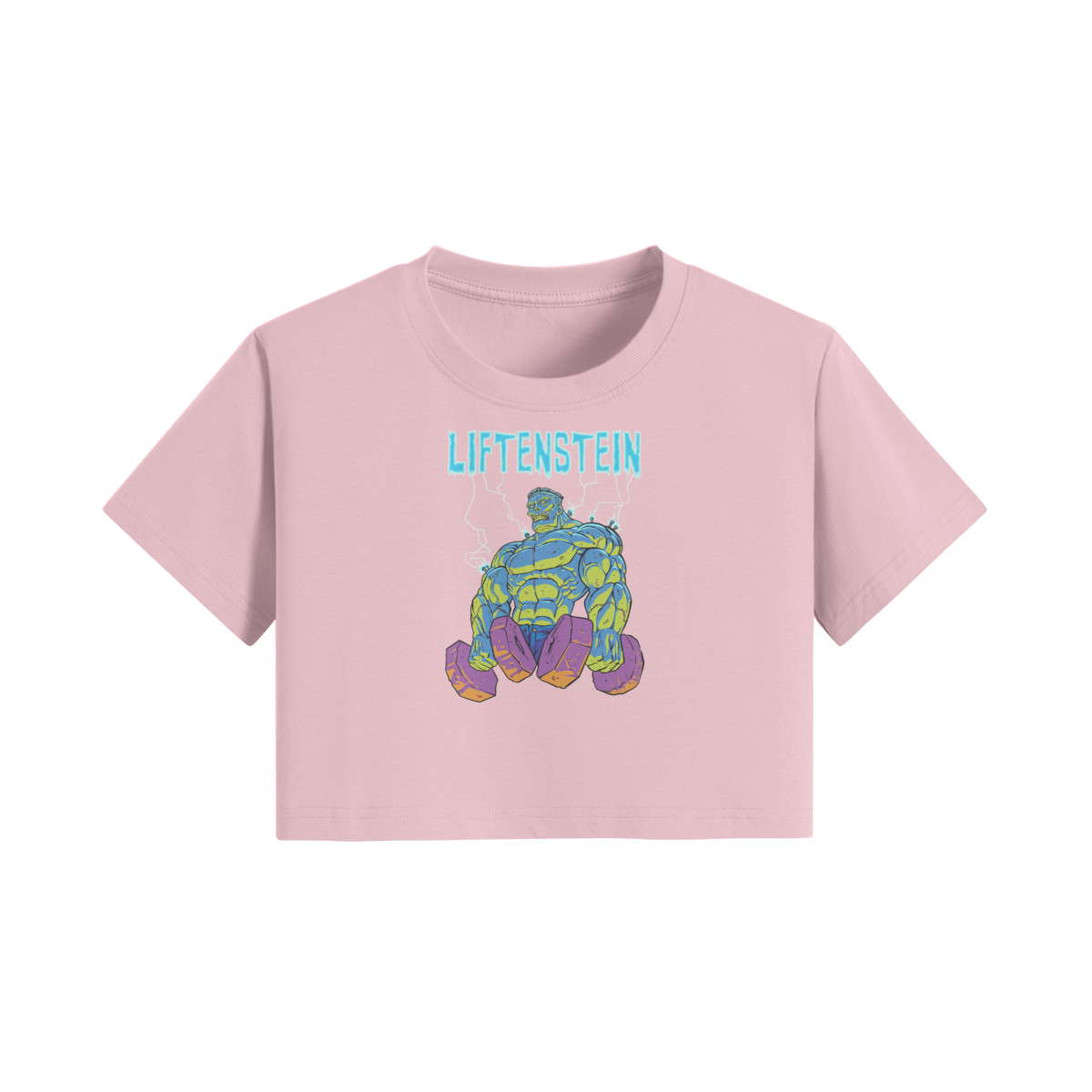 LIFTENSTEIN- Womens Crop Top