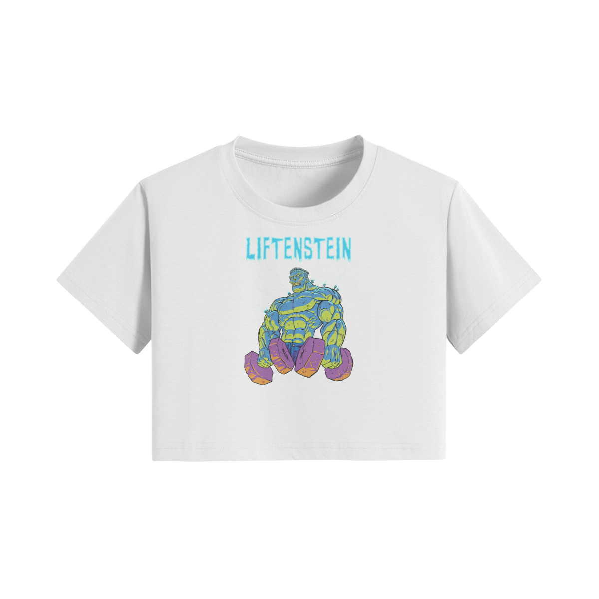 LIFTENSTEIN- Womens Crop Top