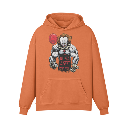 WE ALL LIFT DOWN HERE (BALLOON)- Oversized Hoodie