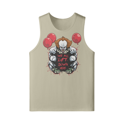 WE ALL LIFT DOWN HERE (CLASSIC BALLOONS)- Tank Top