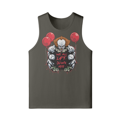 WE ALL LIFT DOWN HERE (CLASSIC BALLOONS)- Tank Top