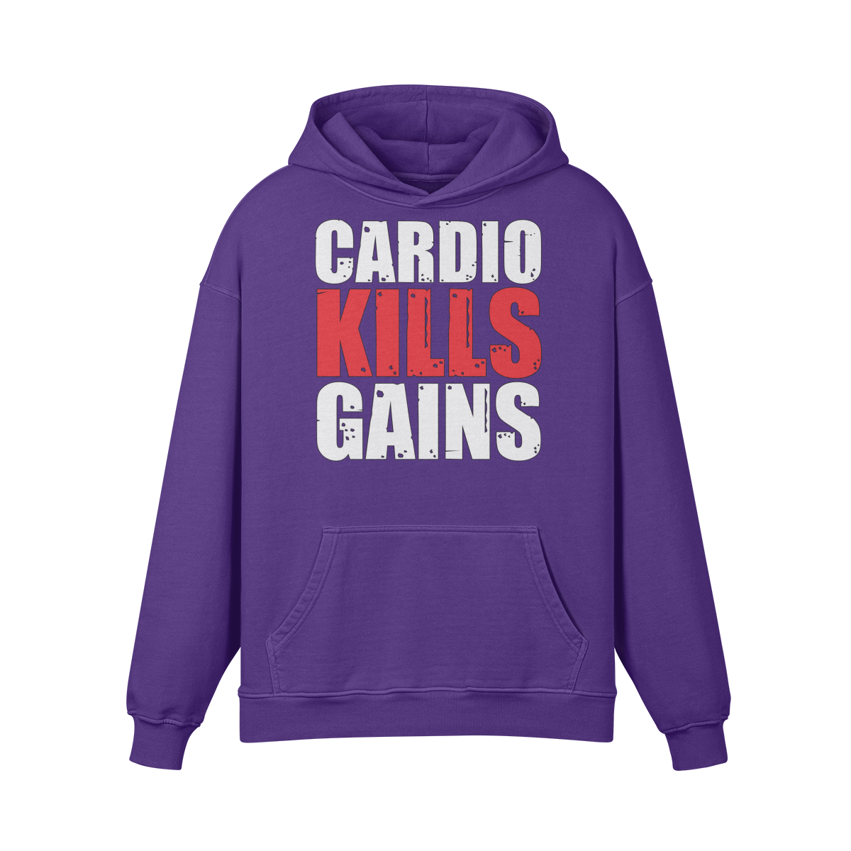 CARDIO KILLS GAINS- Oversized Hoodie