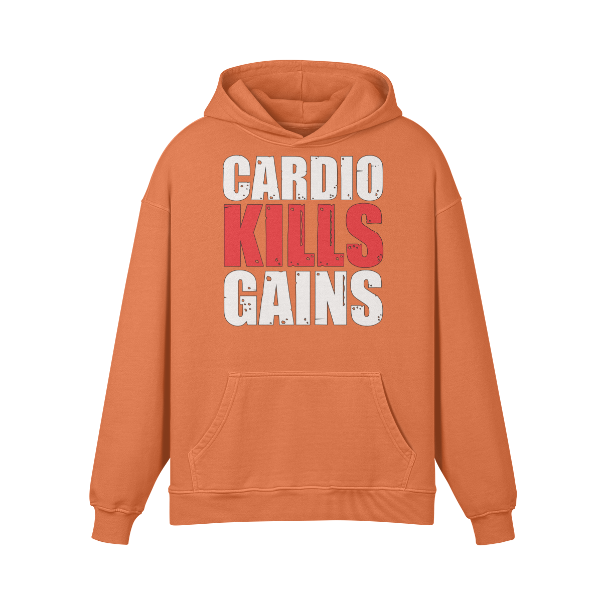 CARDIO KILLS GAINS- Oversized Hoodie