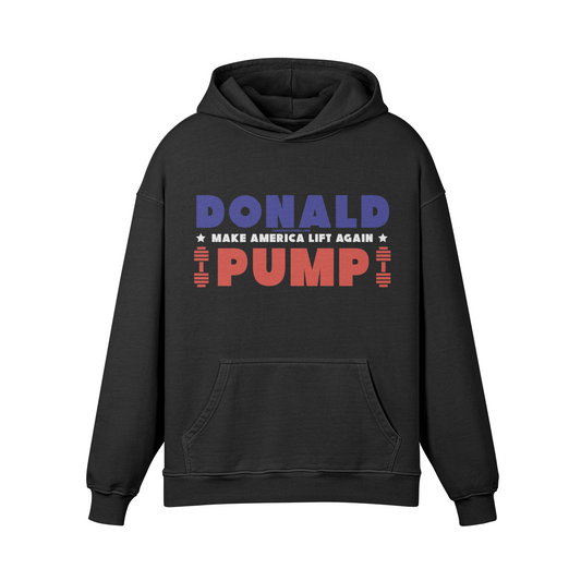 DONALD PUMP- Oversized Hoodie