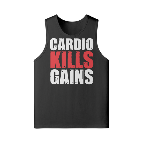 CARDIO KILLS GAINS- Tank Top