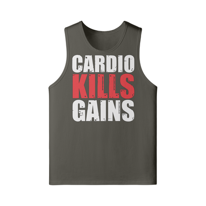 CARDIO KILLS GAINS- Tank Top