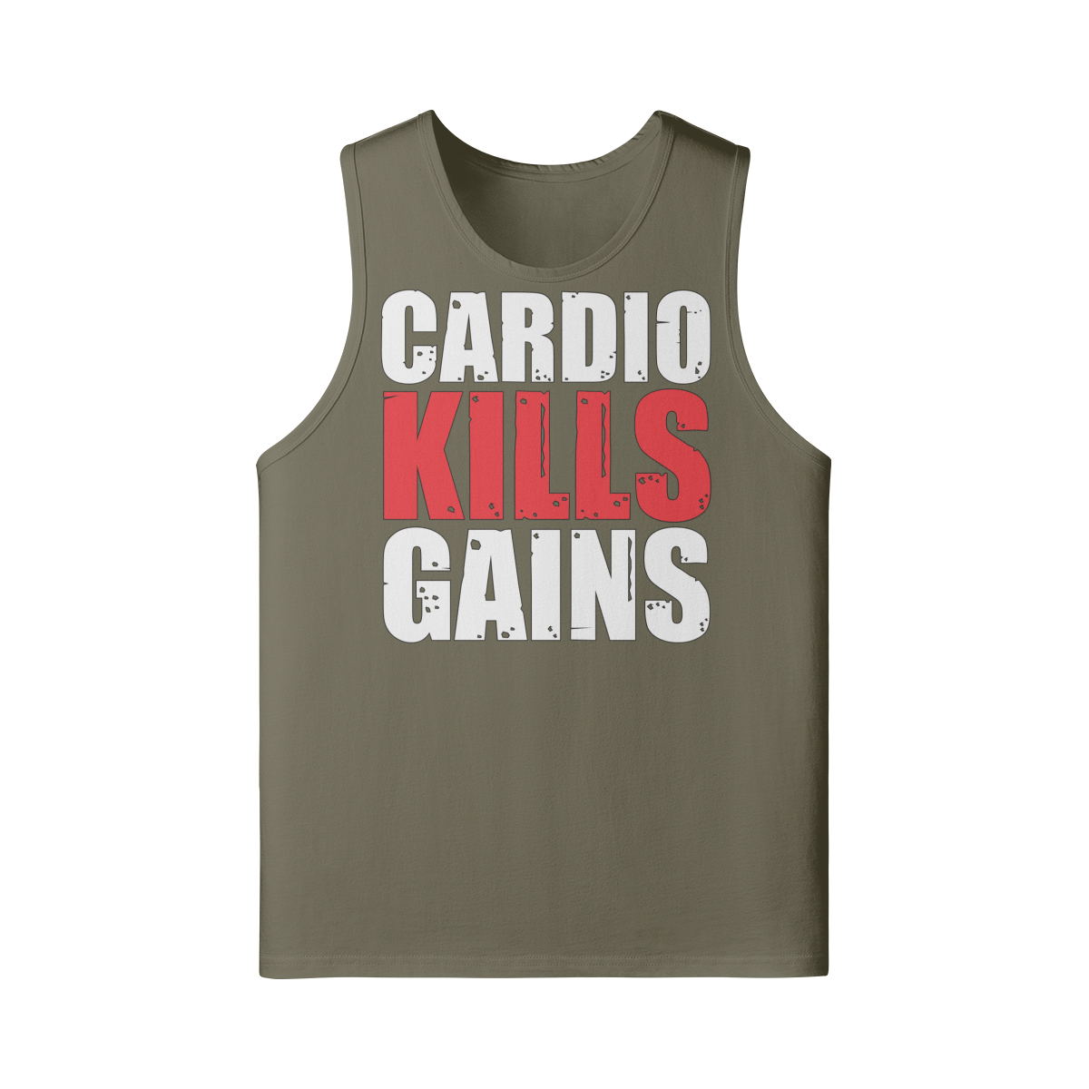 CARDIO KILLS GAINS- Tank Top