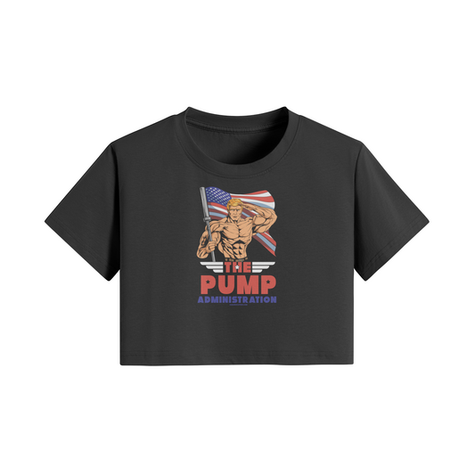 THE PUMP ADMINISTRATION- Womens Crop Top