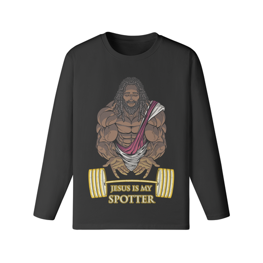 JESUS IS MY SPOTTER (DREADS)- Classic Long Sleeve Top