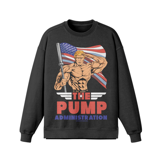 THE PUMP ADMINISTRATION- Oversized Long Sleeve Sweatshirt