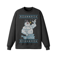 FROSTY THE SWOLEMAN- Oversized Long Sleeve Sweatshirt