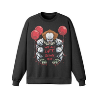 WE ALL LIFT DOWN HERE (CLASSIC BALLOONS)- Oversized Long Sleeve Sweats