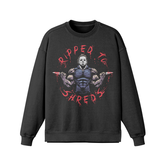 RIPPED TO SHREDS- Oversized Long Sleeve Sweatshirt