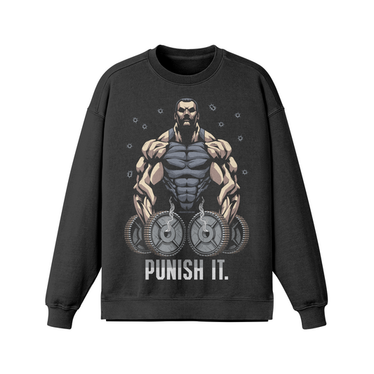 PUNISH IT- Oversized Long Sleeve Sweatshirt