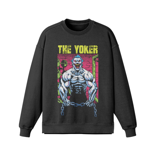 THE YOKER (RETRO)- Oversized Long Sleeve Sweatshirt