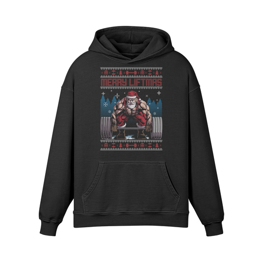 MERRY LIFTMAS- Oversized Hoodie