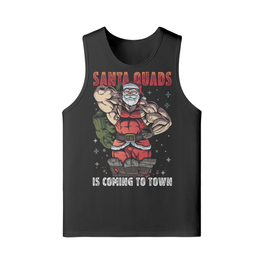 SANTA QUADS IS COMING TO TOWN- Tank Top